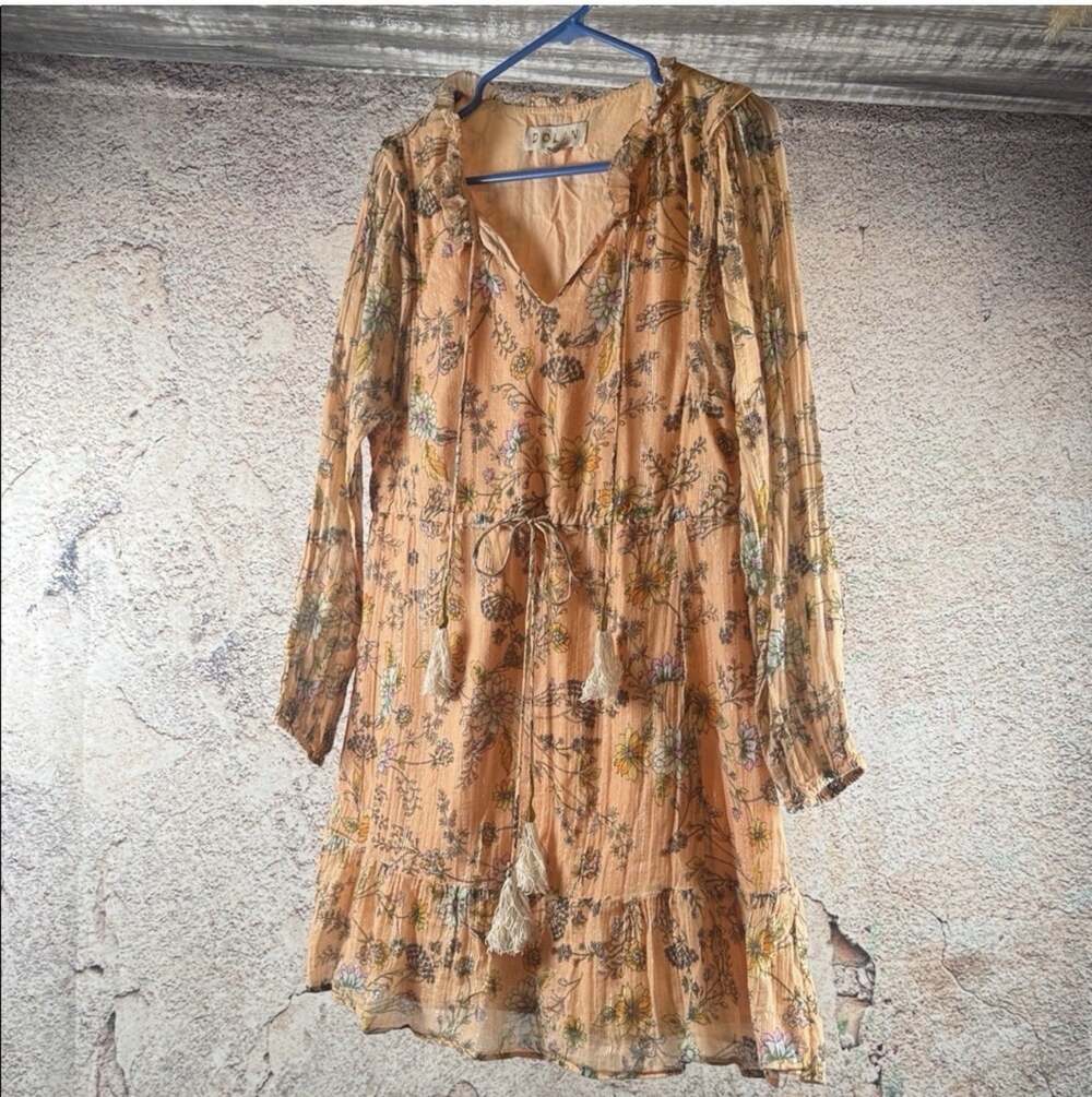 XS Anthropologie Dolan Chic floral design dress with long sleeves.